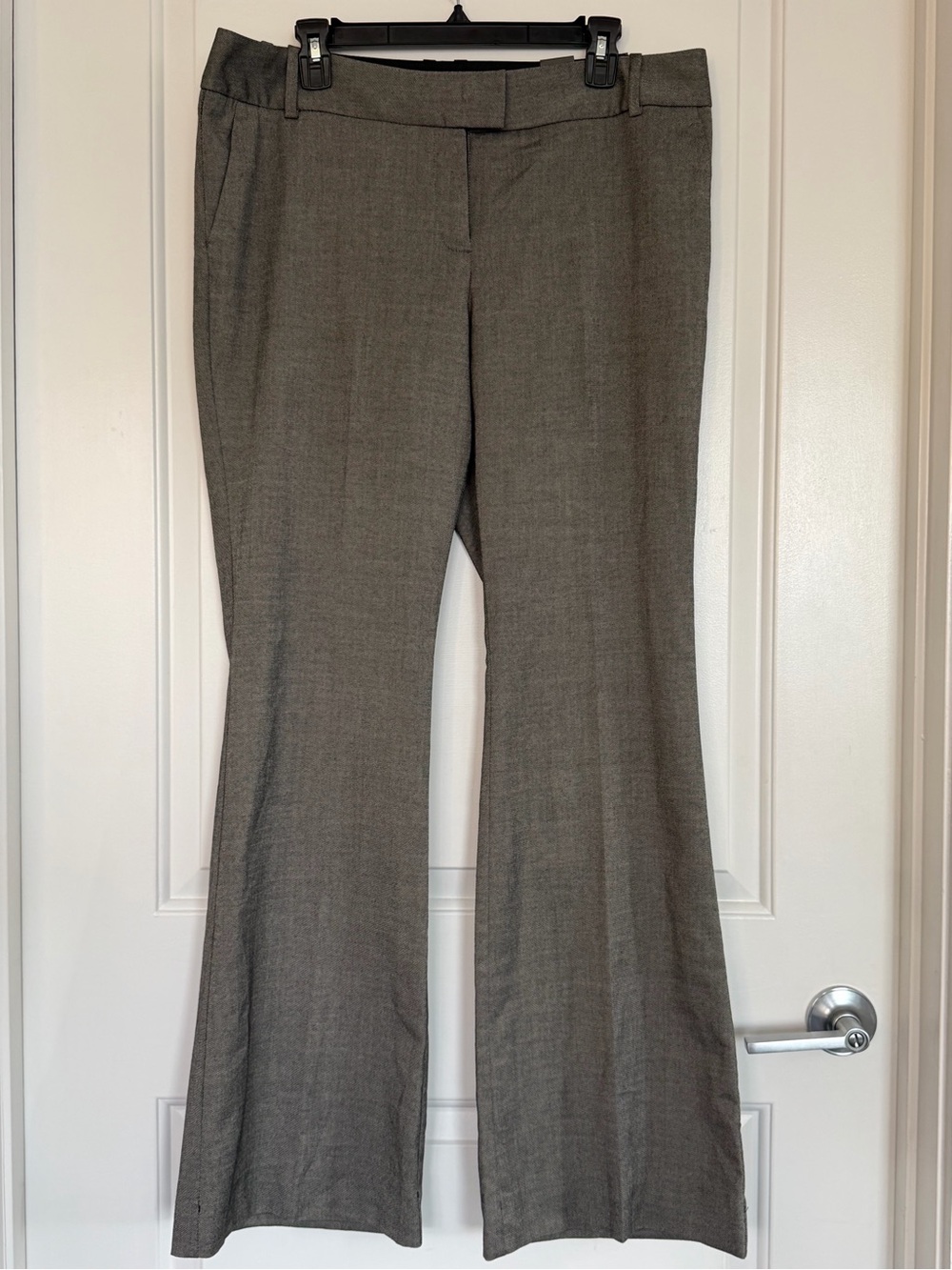 The Limited Tailored Flare Charcoal Gray Trousers Dress Pants NWT 14 Regular